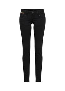 Herrlicher, Damen Hose 'Piper Slim Satin', Schwarz
