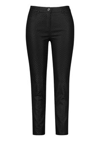 SAMOON, Damen Hose, Dunkelgrau / Schwarz