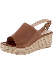 Unisa, Damen Keilsandaletten, Beige / Braun