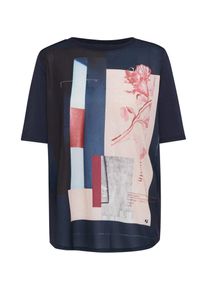 Garcia, Damen T-Shirt, Hellblau / Dunkelblau / Altrosa