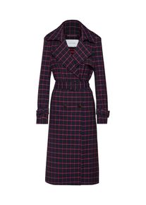 RENÉ LEZARD, Damen Mantel 'M006S', Lila / Rot / Schwarz