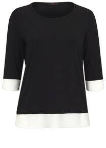 Emilia Lay, Damen Shirt, Schwarz / Weiß