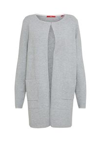 s.Oliver RED LABEL, Damen Strickjacke, Graumeliert