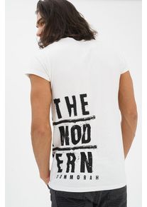 Trueprodigy, Herren T-Shirt 'New York City', Rot / Schwarz / Wei&szlig;