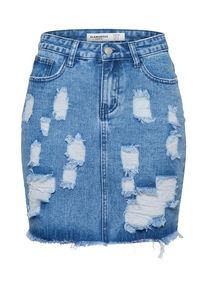 Glamorous, Damen Rock, Blue Denim