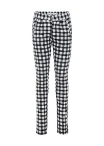 name it, M&auml;dchen Hose, Schwarz / Wei&szlig;