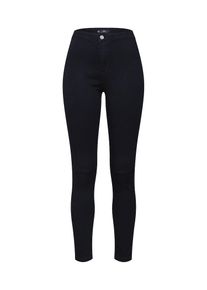 Missguided, Damen Jeans 'VICE HIGHWAISTED SLASH KNEE SKINNY JEANS', Black Denim