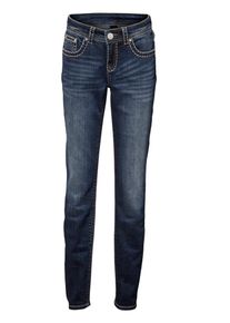 Heine, Damen Röhrenjeans, Blue Denim