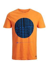 Jack & Jones JACK & JONES, Herren Grafik T-Shirt, Orange