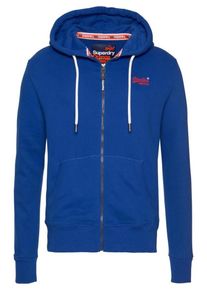 Superdry, Herren Sweatjacke 'Orange', Blau