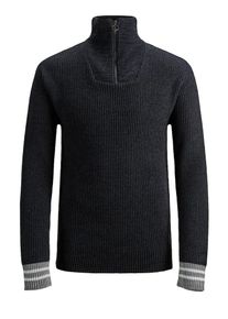Jack & Jones JACK & JONES, Herren Pullover, Nachtblau / Grau / Wei&szlig;