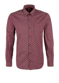 s.Oliver RED LABEL, Herren Hemd, Grau / Pink