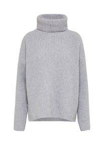 EDITED, Damen Cashmere Jumper 'Allegra', Grau / Graumeliert