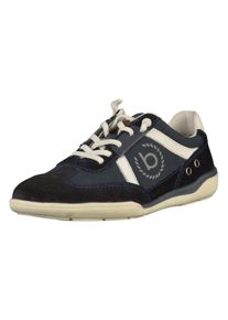 Bugatti, Herren Sneaker, Dunkelblau / Schwarz / Wei&szlig;