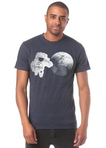 Iriedaily, Herren T-Shirt 'With Stupid', Blaumeliert