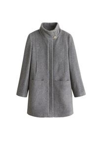 Mango, Damen Mantel 'Swing-I', Dunkelgrau