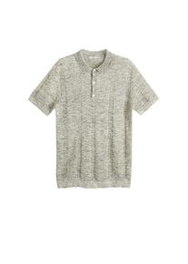 Mango Man, Herren Poloshirt 'Torre', Hellgrau