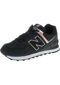 New Balance, Damen Sneakers 'WL574', Hellgrau / Rosa / Schwarz