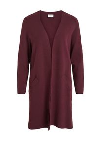 Vila, Damen Strick-Cardigan, Weinrot