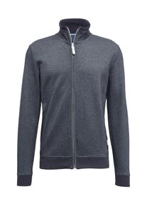 Tom Tailor, Herren Sweatjacke 'Dezent', Taubenblau