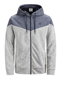 Jack & Jones JACK & JONES, Herren Sweatshirt, Blaumeliert / Graumeliert