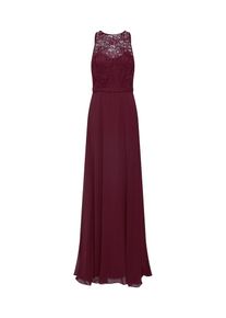 STAR NIGHT, Damen Abendkleid 'long dress misuol lace & chiffon', Burgunder
