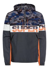 Superdry, Herren Windbreaker 'Ryley Overhead', Dunkelgrau