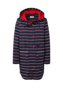 Tom Tailor, Damen Jacke, Navy / Feuerrot / Weiß