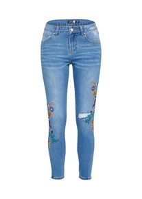 boohoo, Damen Skinny Jeans, Blue Denim