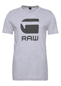 G-Star Raw, Herren T-Shirt 'Drillon', Graumeliert / Schwarz