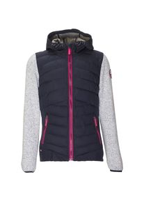 Killtec, Mädchen Übergangsjacke 'CATINA', Nachtblau / Graumeliert / Pink