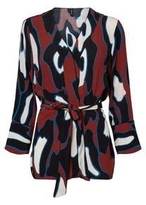 V&eacute;ro Moda VERO MODA, Damen Kimono, Blau / Dunkelrot / Schwarz / Wei&szlig;