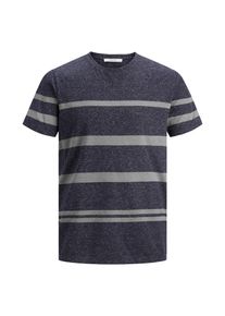 Jack & Jones JACK & JONES, Herren T-Shirt, Blaumeliert / Graumeliert