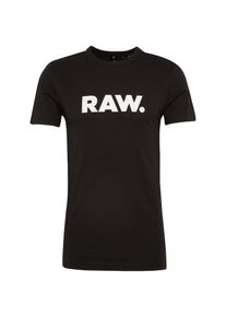G-Star Raw, Herren T-Shirt 'Holorn r t s/s', Schwarz / Wei&szlig;