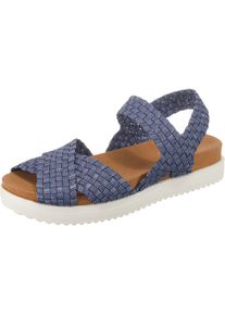Bernie Mev, Damen Sandale 'ETERNAL', Blau / Braun / Weiß