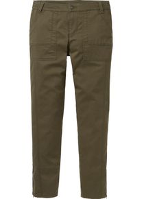 sheego Casual, Damen Hose 'Die Gerade', Khaki