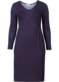 sheego Class, Damen Jerseykleid, Pflaume
