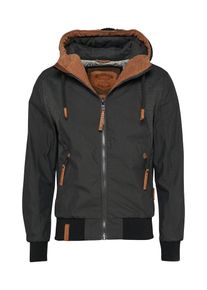Naketano, Herren Jacke, Schwarz / Schwarzmeliert