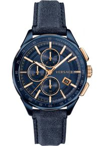 Versace, Herren Chronograph 'Glaze', Blau