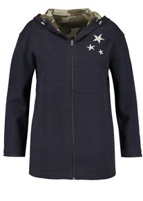 SAMOON, Damen Sweatjacke, Enzian / Brokat / Apfel