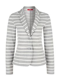 s.Oliver RED LABEL, Damen Blazer, Grau / Wei&szlig;