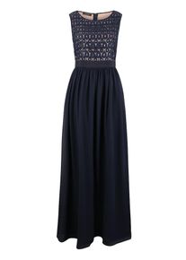 Apart, Damen Abendkleid, Navy / Cappuccino