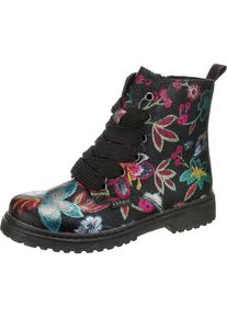 Esprit, M&auml;dchen Boots 'Funky Flower', Gr&uuml;n / Pastellpink / Schwarz