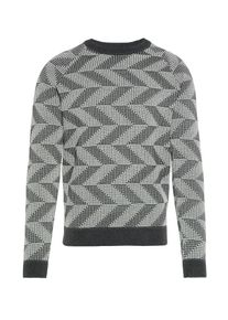 J. Lindeberg J.Lindeberg, Herren 'Vein CTN' Nylon Chevron Pullover, Basaltgrau