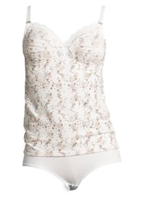 Petite Fleur, Damen Still-Hemdchen mit Spitze, Wei&szlig;