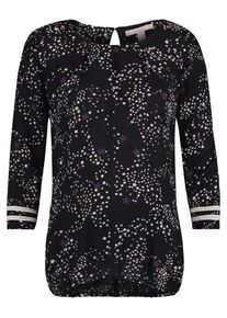 Esprit Maternity, Damen Bluse, Lila / Schwarz / Weiß