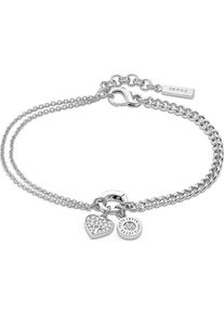 JETTE, Damen Armband 'Highlight', Silber