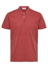 Selected Homme, Herren Poloshirt, Rotmeliert