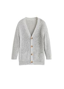 Mango Kids, M&auml;dchen Strickjacke 'Cozy', Grau