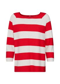 s.Oliver RED LABEL, Damen Pullover, Rot / Wei&szlig;